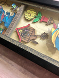 Stitch & Strings- Shadow Box- 7"X19"- Framed