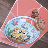 SpongeBob- Circle of Friends- Art Print