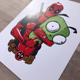 Deadpool & Gurr- Art Print