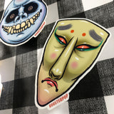 Noh Lock, Shock and Barrel Mask- sticker pack