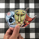 Noh Lock, Shock and Barrel Mask- sticker pack