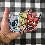 Noh Lock, Shock and Barrel Mask- sticker pack