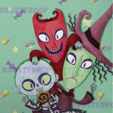NightMare Squares- Pillow