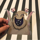 Happy Boogie - Shadow Box- 8"x 8"- Framed