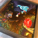Friend Like Me- Hand Made Shadow Box- 11"X14"- Framed