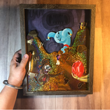 Friend Like Me- Hand Made Shadow Box- 11"X14"- Framed
