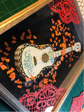 Recuerdame- COCO- Hand Made Shadow Box- 11"X14"