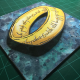 The One Ring- Shadow Box- 9"X9"- Framed