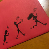 Fan Fiction Love Card & Bonus Sticker