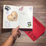 Fan Fiction Love Card & Bonus Sticker