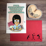 Fan Fiction Love Card & Bonus Sticker