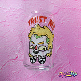 Trust Me - Beetle Juice - Glass Beer Can Cup