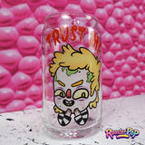 Trust Me - Beetle Juice - Glass Beer Can Cup