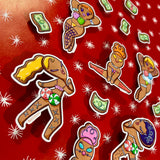 Ginger Snatch Tarts - Sticker Set