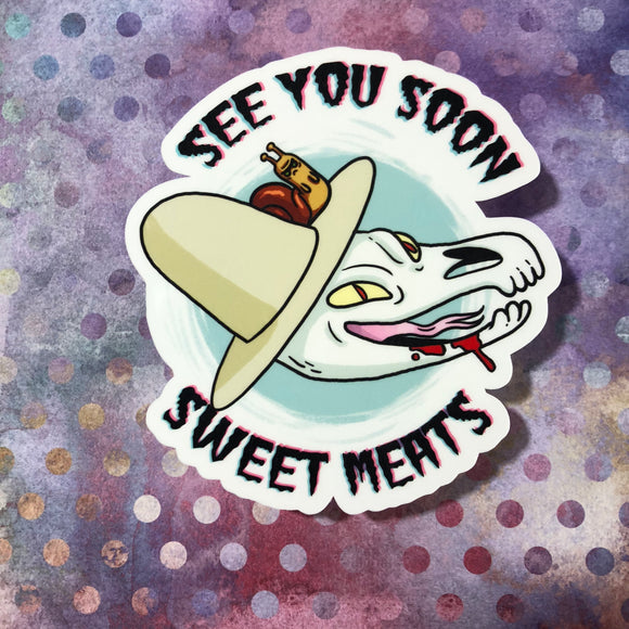 Sweet Meats- Big Sticker