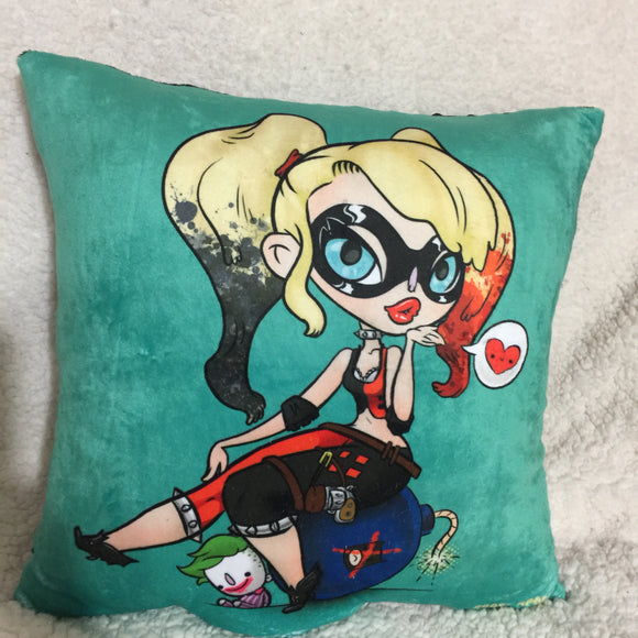 Chibi Harley Pillow