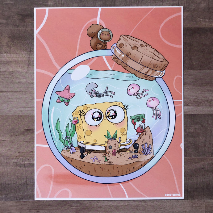 SpongeBob- Circle of Friends- Art Print