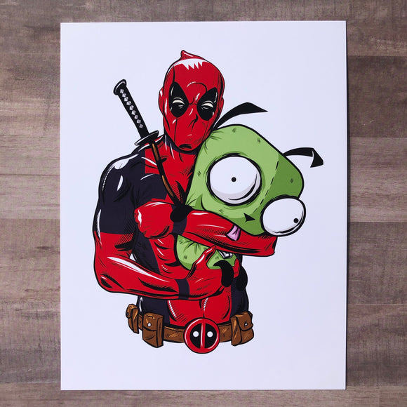 Deadpool & Gurr- Art Print