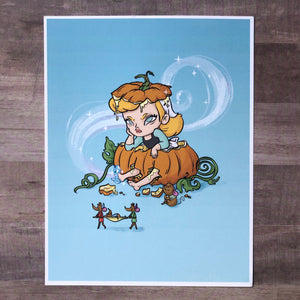Little Cinderella Cutie- Art Print