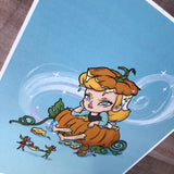Little Cinderella Cutie- Art Print