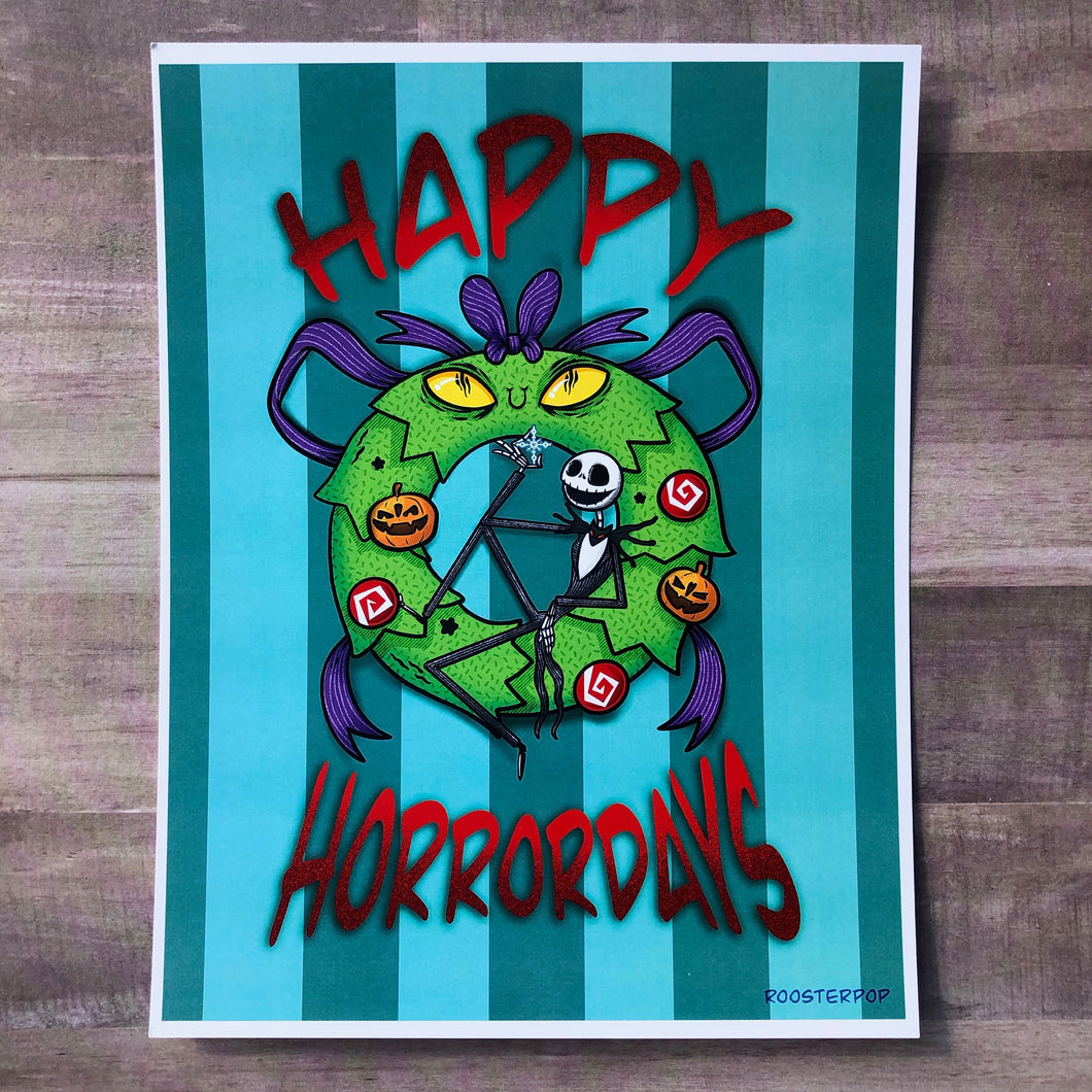 Happy Horror Days- Art Print