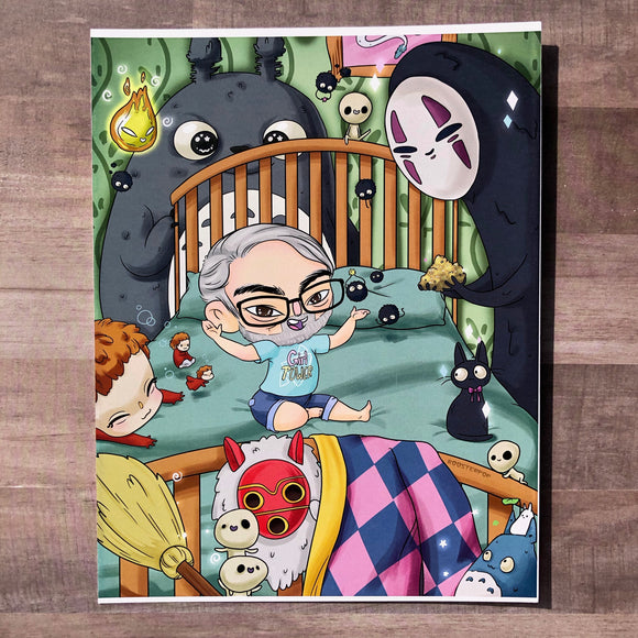 Hayao Miyazaki-Director's Cut- Art Print