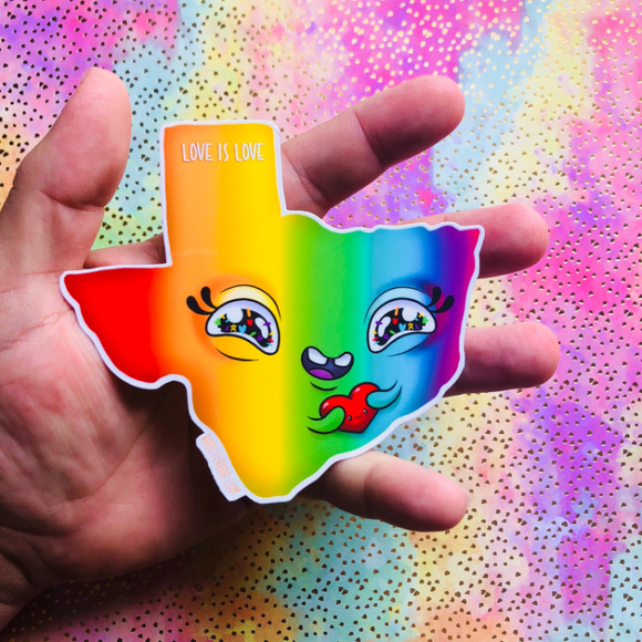 Texas Pride- Big Sticker