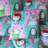 Ghibli Squares- Pillow