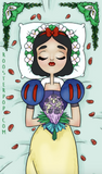 Waiting for Love- Snow White- Shadow Box- 7"X19"- Framed