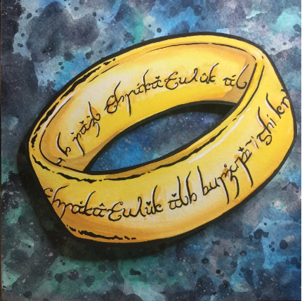 The One Ring- Shadow Box- 9