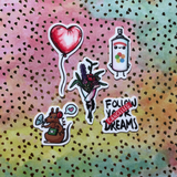 Cutie Banksy- Sticker