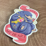 You Stole My Heart- Niffler- Big Sticker