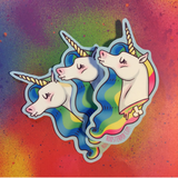 Magical Unicorn Head- Big Sticker