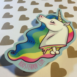 Magical Unicorn Head- Big Sticker