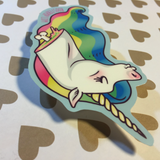 Magical Unicorn Head- Big Sticker