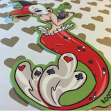 Mermaid Harley- Big Sticker