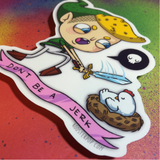 Link the Jerk- Big Sticker