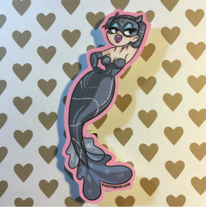 Mermaid CatWoman- Big Sticker