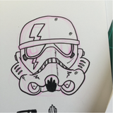 Storm Trooper Punk- Big Sticker