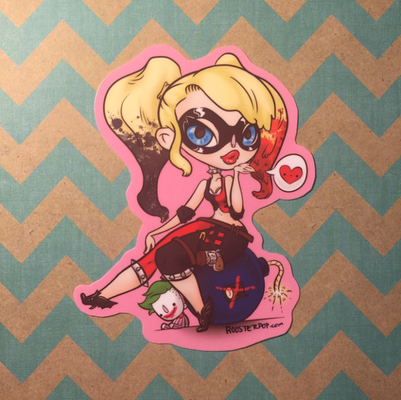 Harley Chibi Cutie- Big Sticker