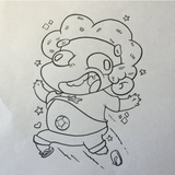 Happy Steven- Big Sticker