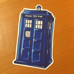 The Tardis- Big Sticker