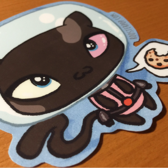 Cookie Cat- Big Sticker