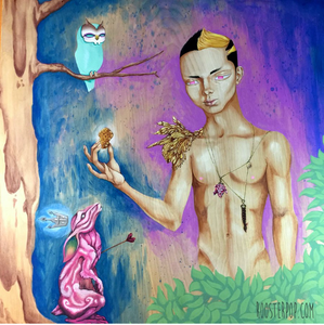 The Bee King- Original Painting