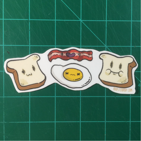 Breakfast Buddies- Big Sticker