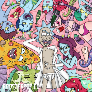 Rick and Unity- Art Print