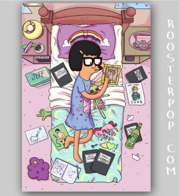 Tina Bedtime- Art Print