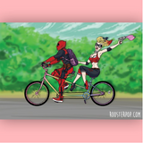 Crazy Love Bicycle- Art Print