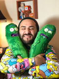 Pickle Rick!- 19" Hand Made Plush