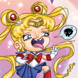 Sailor Moon- Rockin'- Art Print
